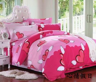阿貍四件套全鉆棉卡通三件套ab版床上用品純棉虧本清倉特價包郵28