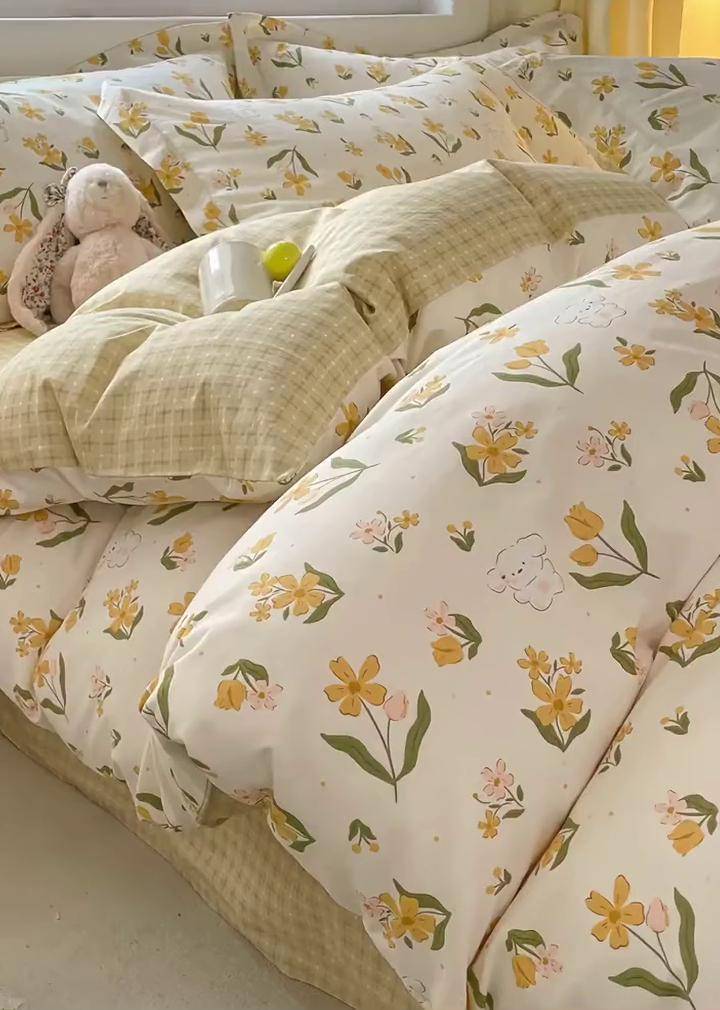 珀萊雅四件套 純棉加厚床品，為宿舍生活增添舒適與簡約